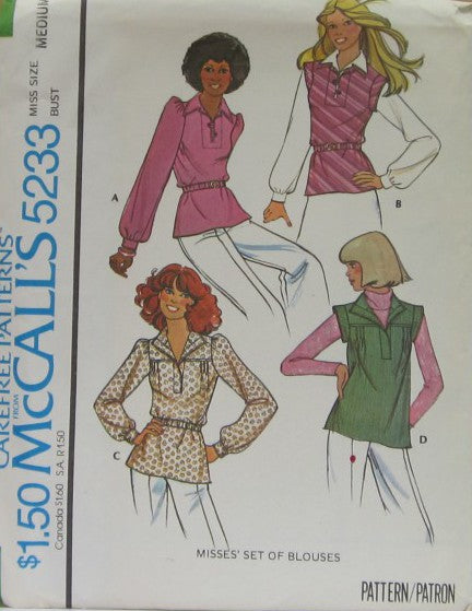 MISSES' SET OF BLOUSES