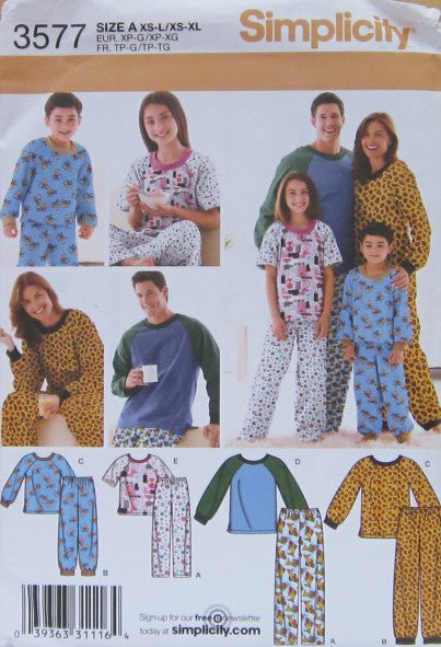 UNISEX CHILD'S TEENS' AND ADULTS' TOP AND PANTS