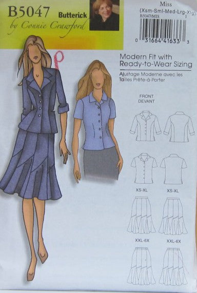 MISSES/WOMENS JACKET SHIRT AND SKIRT