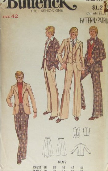 MENS BLAZER JACKET VEST AND PANTS