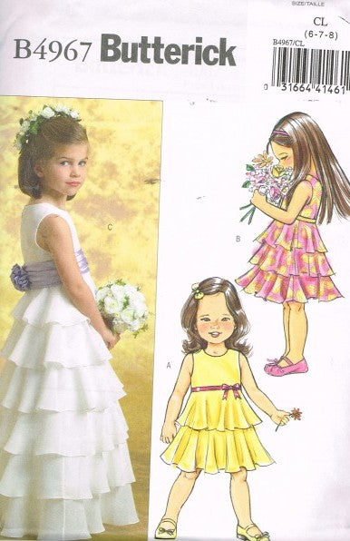 CHILDRENS GIRLS DRESS AND CUMMERBUND