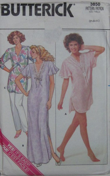 MISSES NIGHTSHIRT AND PANTS