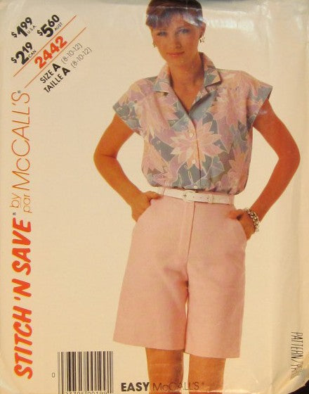 MISSES TOP SHORTS