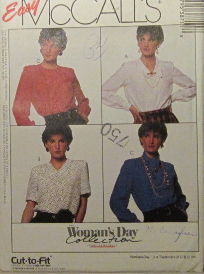 MISSES' BLOUSE AND SCARF