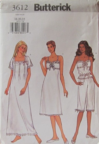 MISSES MISS PETITE NIGHTGOWN TOP AND PANTS