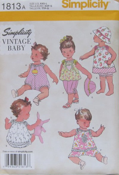 BABIES' ROMPER, DRESS, TOP, PANTS, PANTIES AND HAT