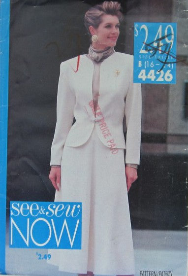 MISSES/MISSES PETITE JACKET AND SKIRT