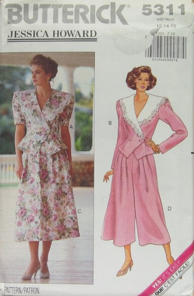 MISSES' TOP, SKIRT AND SPLIT SKIRT