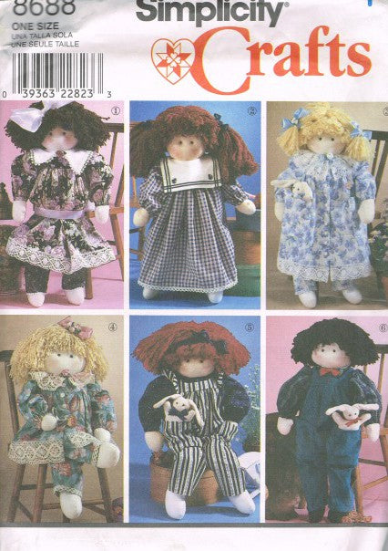 STUFFED DOLL AND CLOTHES