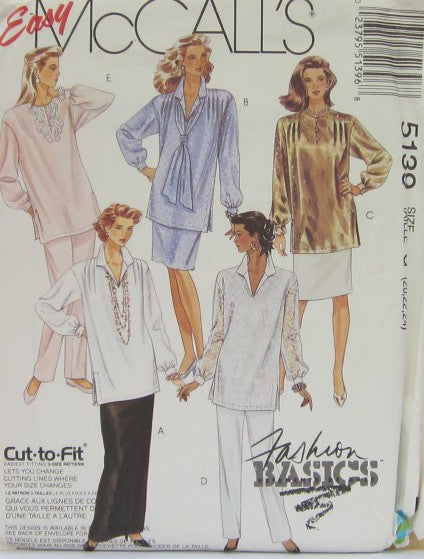 MISSES TUNICS AND SCARF SKIRT IN TWO LENGTHS AND PANTS