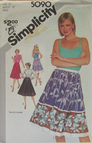 MISSES FULL AND HALF-CIRCLE SKIRTS