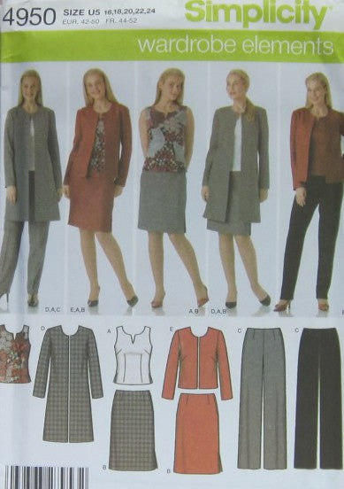 MISSES/MISS PETITE PANTS SKIRT TOP AND COAT OR JACKET