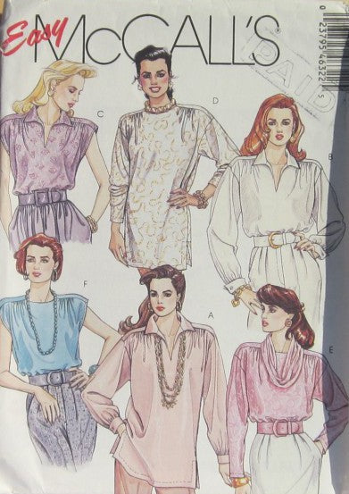 MISSES TUNIC TOPS AND DETACHABLE DRAPE