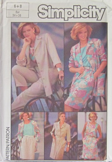 TOP, SKIRT, PANTS AND UNLINED JACKET OR DRESS