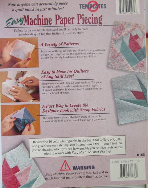 EASY MACHINE PAPER PIECING