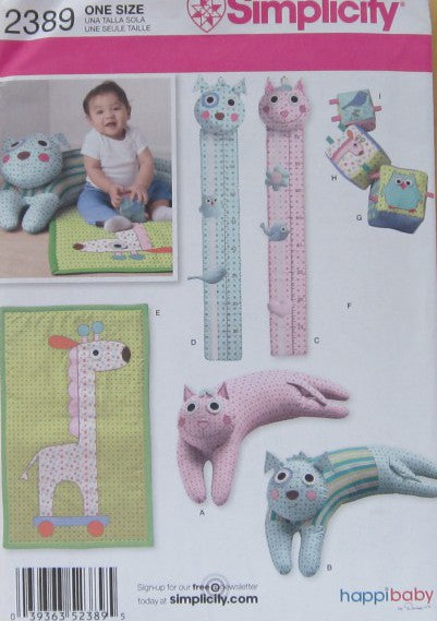 BOOSTER PILLOW BABY BLOCKS PLAY MAT AND GROWTH CHART