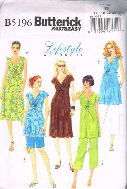 MISSES' MATERNITY TOP, DRESS, SHORTS AND PANTS