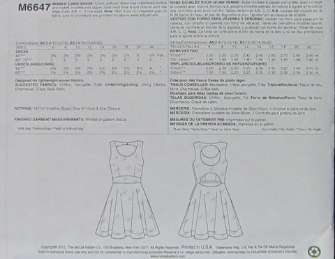 MISSES DRESS