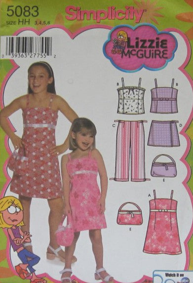 CHILDS AND GIRLS DRESS OR TOP CROPPED PANTS SKORT AND PURSE