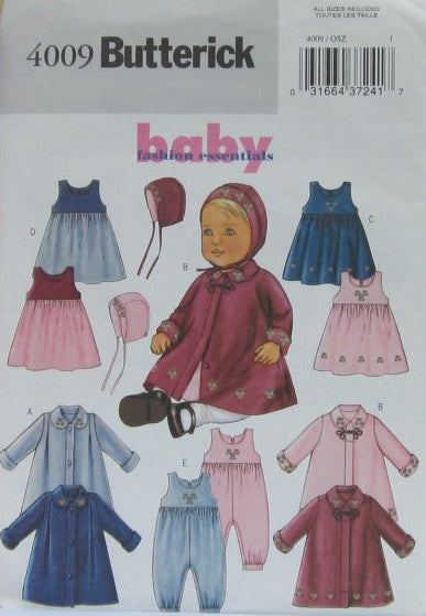INFANTS COATS JUMPER JUMPSUIT AND HAT