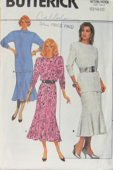 MISSES TOP AND SKIRT