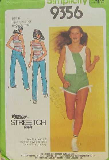 YOUNG JUNIOR/TEENS PANTS SHORT AND TANK TOPS