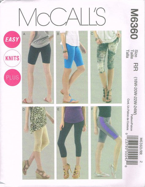 MISSES'/WOMEN'S LEGGINGS IN FOUR LENGTHS
