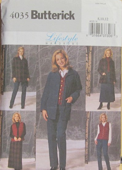 MISSES/MISSES PETITE JACKET VEST SKIRT AND PANTS