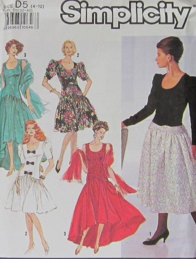 MISSES'/MISSES' PETITE DRESS IN THREE LENGTHS AND SHAWL