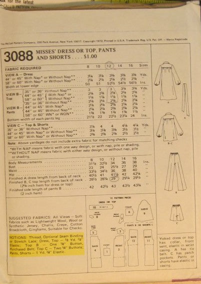 MISSES DRESS