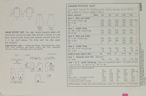JUNIOR PETITES SUIT