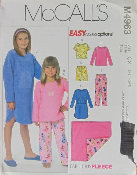 CHILDREN'S AND GIRLS' TOPS, GOWN, SHORTS, PANTS AND BLANKET