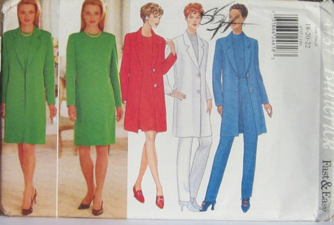 MISSES/MISSES PETITE JACKET DRESS AND PANTS