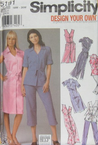 MISSES'/WOMEN'S DESIGN YOUR OWNr SHIRTDRESS IN TWO LENGTHS