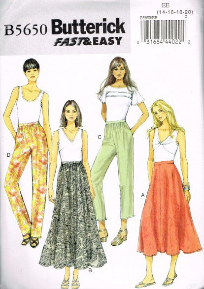 MISSES' SKIRT AND PANTS