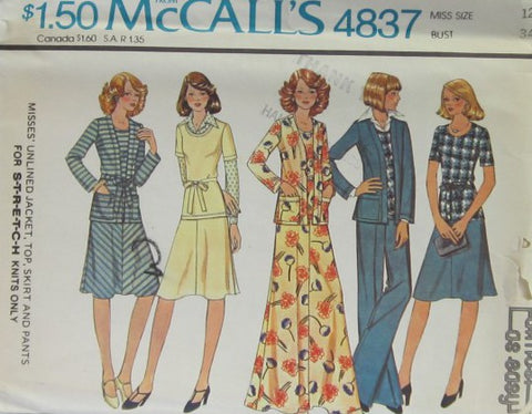 MISSES JACKET TOP SKIRT AND PANTS