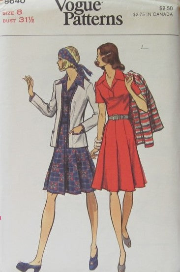 MISSES DRESS AND JACKET