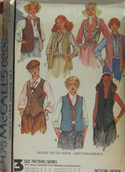 MISSES VEST