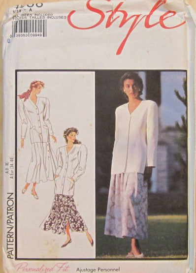 MISSES' JACKET AND SKIRT