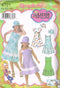 CHILD'S AND GIRLS' DRESS WITH BODICE VARIATIONS AND HAT