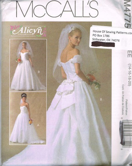 MISSES'/MISS PETITE LINED BRIDAL GOWNS