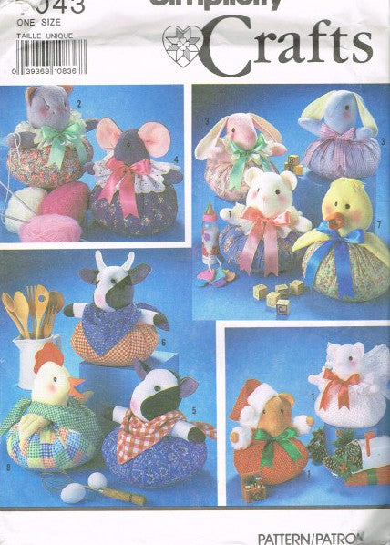 PUFFY ANIMALS--ONE SIZE