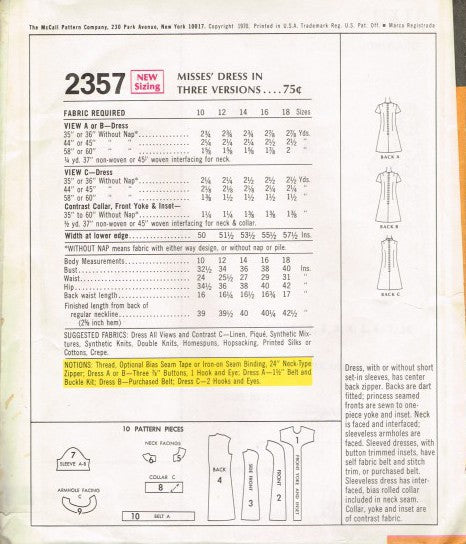 MISSES DRESS