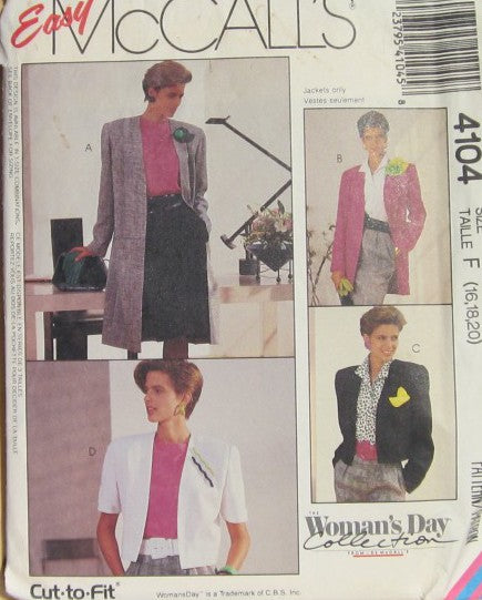 MISSES COAT OR JACKET