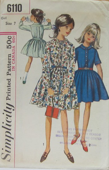 GIRLS' ONE-PIECE DRESS