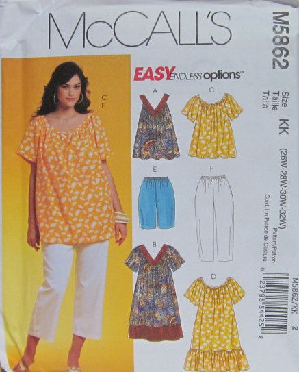 WOMEN'S TOPS, DRESSES, SHORTS AND CAPRI PANTS