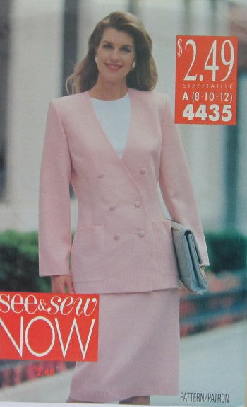 MISSES'MISSES' PETITE JACKET AND SKIRT