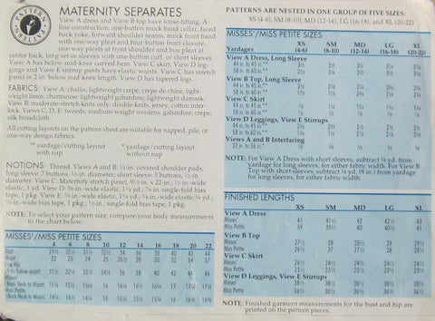 MATERNITY SEPARATES