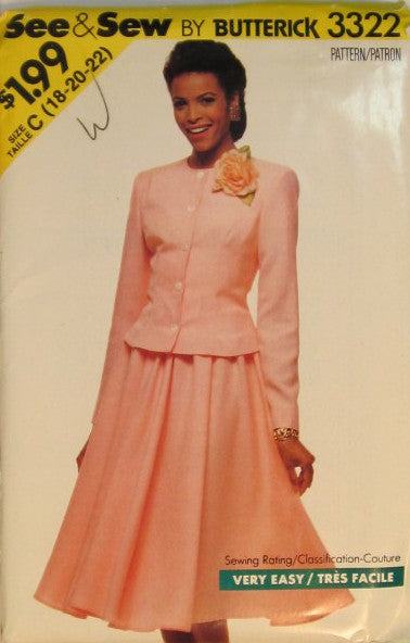 MISSES TOP AND SKIRT