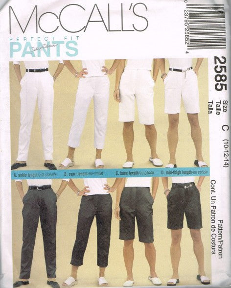 MISSES' PANTS IN FOUR LENGTHS